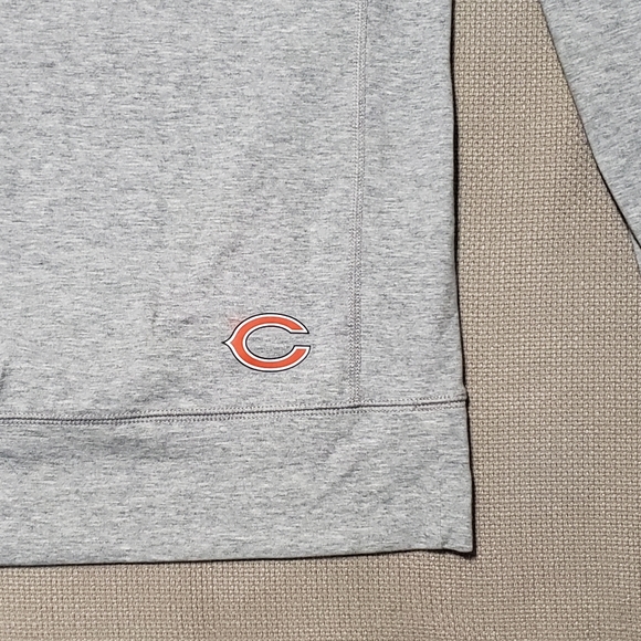 Nike Chicago Bears Off The Shoulder Woman's Long Sleeve  Shirt Gray Size Large - Picture 4 of 15